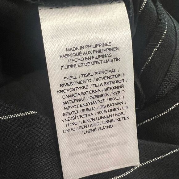 Ralph Lauren Black and white Striped Women's Shorts size 6 NWT - Picture 6 of 10